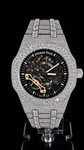 Audemars Piguet Royal Oak Skeleton Iced-Out – Full Diamond Luxury Watch