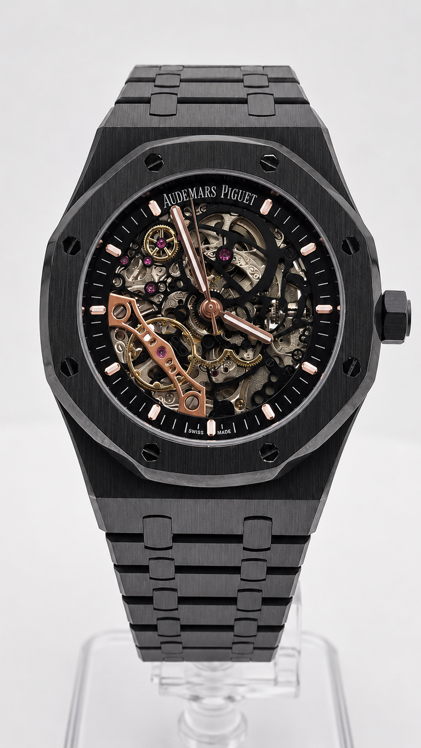 Audemars Piguet Royal Oak Skeleton Black Edition – Luxury Automatic Watch